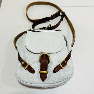 JAS MB‎  Leather Messenger SATCHEL Saddle Bag Vintage Crossbody Y2k Crossbody